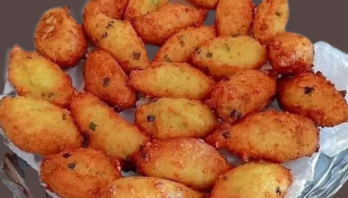bolinho de arroz no liquidificador